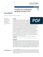 Flow and Heat Transfer in A Rectangular Converging