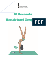 15 Seconds Handstand Program