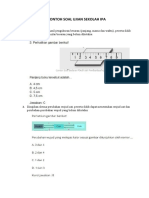 Contoh Soal Ujian Sekolah Ipa