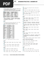 18 Focus A1 Grammar Practice Answer Key