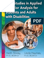 Case Studies in Applied Behavior Analysi