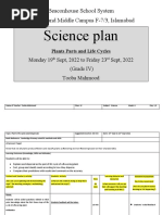 Plan G4 Sci Week 6 Plants Life Cycles