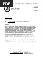 Vote Fraud Warning Letter