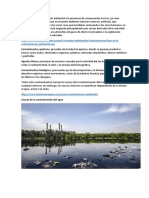 Se Denomina Contaminación Ambiental A La Presencia de Componentes Nocivos