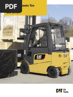 Electric Pneumatic Tire Lift Trucks: Capacity: 5,000-10,000 LB