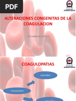 Alteraciones Congenitas de La Coagulacion 2020