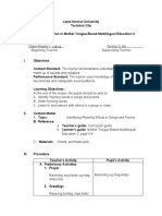 Detailed Lesson Plan in MTB-MLE 2 Claire La (Uz