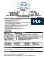 Manual PDM-E14 Mini Multifuncion Software Rev 3.0.0