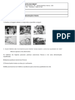 Avaliação Diagnóstica Educação Física - 6º Ano - Formulários Google