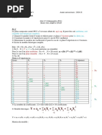 Série N 2 Chimiométrie Et Corrigé