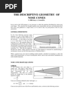 The Descriptive Geometry of Nose Cone