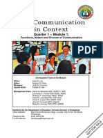 Oral Communication Week 1 Module 1