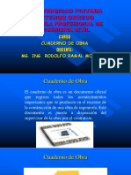 Cuaderno de Obra