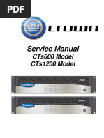 Crown Cts600 Cts1200 SM