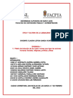 Ev1.1 - Matriz de Induccion - Eycl