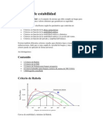 Criterios de Estabilidad