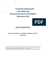 Guia Didático: Curso de Pós-Graduação