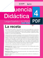 Secuencia Didã¡ctica La Receta de 4to de Primaria