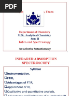 M.sc. Part I 1.3 Infrared Spectrophotometry