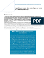 La Dnervation Sympathique Rnale Une Technique Qui Reste Valuer Journal Cardiologie Pratique