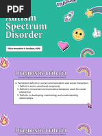 Autism Spectrum Disorder