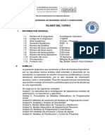 Silabo Investigación Operativa 2022-2