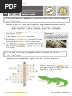 Ficha Desarrollada - Especialidad EN011 Reptiles - Conquistadores