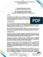 Decreto Municipal 01