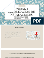 Unidad 1 Localizacion de Instalaciones