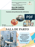 Funciones Del Personal de Enfermería en La Atención Del Parto Sala de Parto