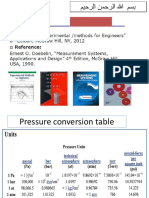 Pressure Measurements 2023lecture 4 +5