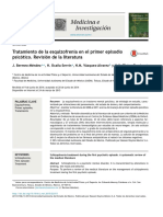 Medicina e Investigación: Tratamiento de La Esquizofrenia en El Primer Episodio Psicótico. Revisión de La Literatura