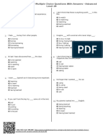 527 - Gerunds Test Exercises Multiple Choice Questions With Answers Advanced Level 28