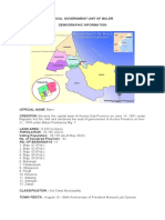 LGU Demographic Info