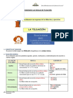 Reglas de Tildación