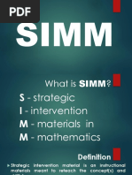 SIMM Lecture - Students Guide