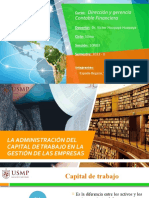 Tema 15 - ELA ADMINISTRACIÓN DEL CAPITAL DE TRABAJO EN LA GESTIÓN DE LAS EMPRESAS