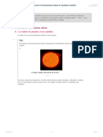 Mouvements Et Interactions Dans Le Systeme Solaire