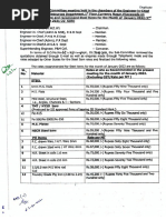 Steel Rate For Month of Jan-2022