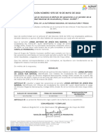 Resolución 1070 MAYO 19 DE 2022 JORGE ANTONIO DE JESÚS ROA BARROS Firmada