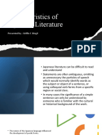 Japanese-Literature Report Finall