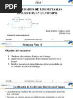 Propiedades de Los SDT