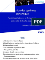 Régulation Des Systemes Dynamiques