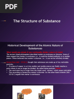 Structure of Substance - Lesson - 1