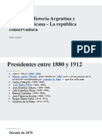 1880-1912 Historia Argentina