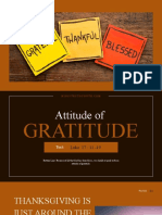 Attitude of Gratitude