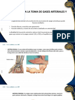 Tecnica para Toma de Gases Arteriales y Venosos