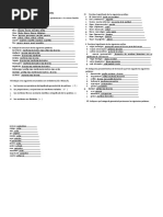 Semana 5 Ejercicios Sobre La Morfología de La Palabra SIN SOLUCIÓN