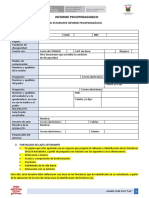 Informe Psicopedagogico 2021