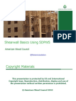 Shearwall Basics Using SDPWS Design